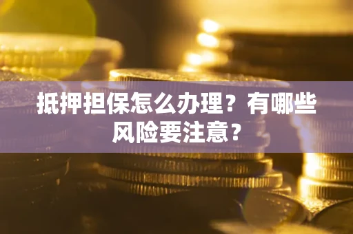 武汉抵押担保怎么办理？有哪些风险要注意？