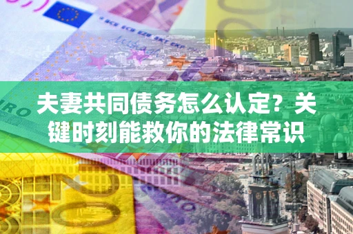 武汉夫妻共同债务怎么认定？关键时刻能救你的法律常识