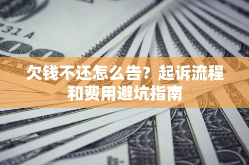 武汉欠钱不还怎么告?起诉流程和费用避坑指南 武汉欠钱不还怎么告?起诉流程和费用避坑指南