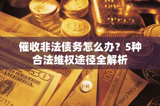 武汉催收非法债务怎么办？5种合法维权途径全解析