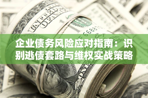 武汉企业债务风险应对指南：识别逃债套路与维权实战策略