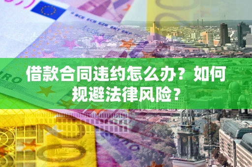 武汉借款合同违约怎么办？如何规避法律风险？