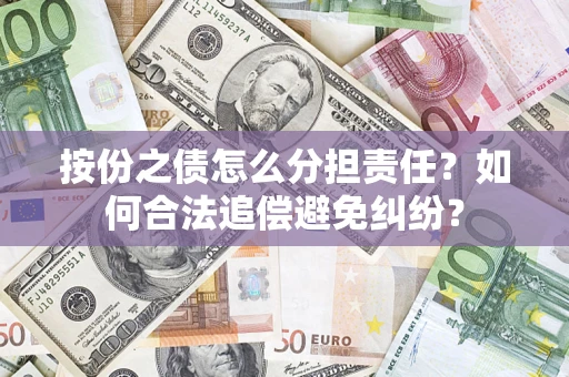 武汉按份之债怎么分担责任？如何合法追偿避免纠纷？